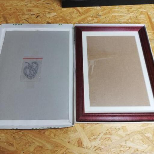 六つ切り額2つセット きりまるカメラ 竹中の家具の中古あげます 譲ります ジモティーで不用品の処分