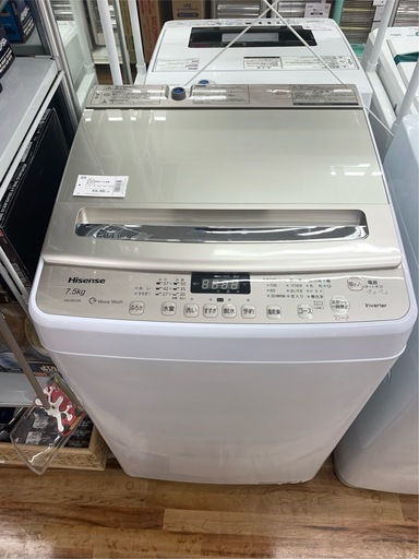 【値下げしました！】7.5kgの簡易乾燥機能付き洗濯機！