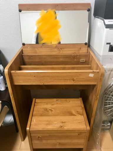 コンパクト⭐️木目調ドレッサー