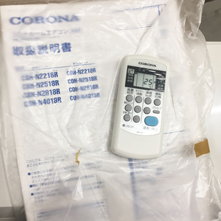 中古☆CORONA ルームエアコン CSH-N2218R 2018年製