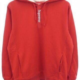 シュプリーム SUPREME パーカ Mサイズ 赤 中古 本物