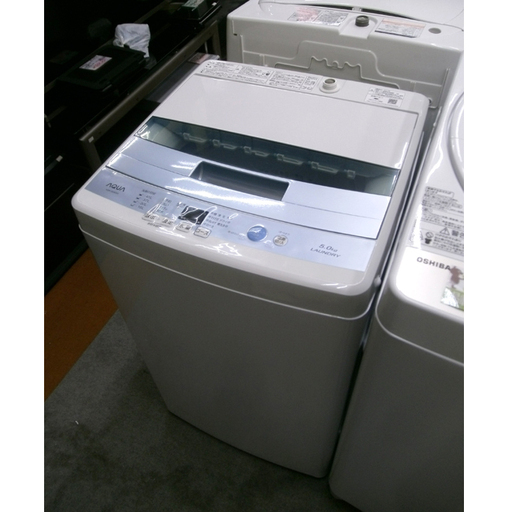札幌 2017年製 5kg 全自動洗濯機 アクア AQW-S50E 一人暮らし 単身者