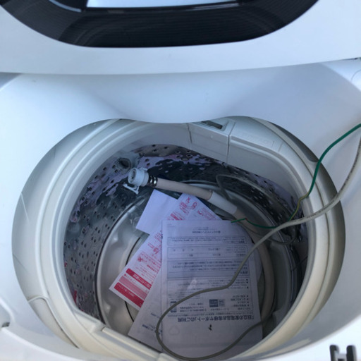 2019年製 美品 日立 5㎏ 高濃度洗剤液で洗う「2ステップウォッシュ」洗濯機【NW-50C】