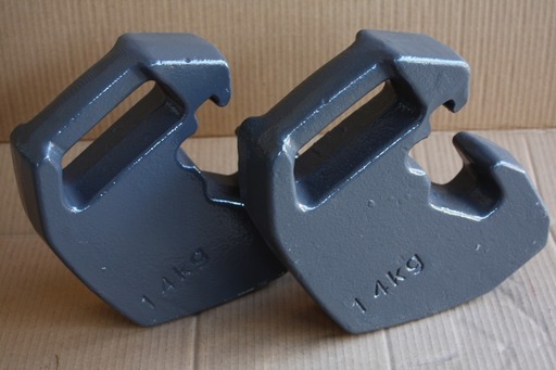 【SOLD OUT】トラクター ウエイト 14kg パーツ 2個セット
