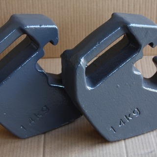 【SOLD OUT】トラクター ウエイト 14kg パーツ 2個セット