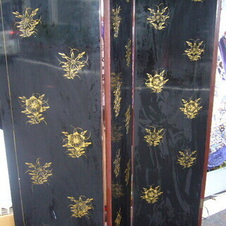 玉製彫刻屏風4連豪華品