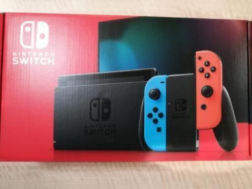 ▼新型◆クリスマスラッピング ◆  新品未使用品 Nintendo Switch 本体 ニンテンドースイッチ ネオンブルー ネオンレッド◆