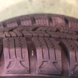 使用1ヶ月！軽自動車用アルミホイール付スタットレスタイヤ（155 65 R14）