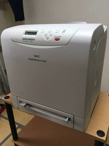 NEC A4カラーレーザープリンタ MultiWriter 5750C 【完動品、印刷総数２４４４枚】