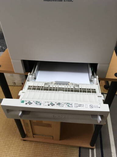 NEC A4カラーレーザープリンタ MultiWriter 5750C 【完動品、印刷総数２４４４枚】