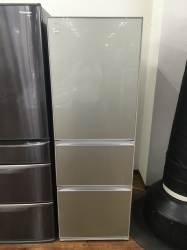 東芝 3ドア冷蔵庫 GR-G38SXV 2015年製