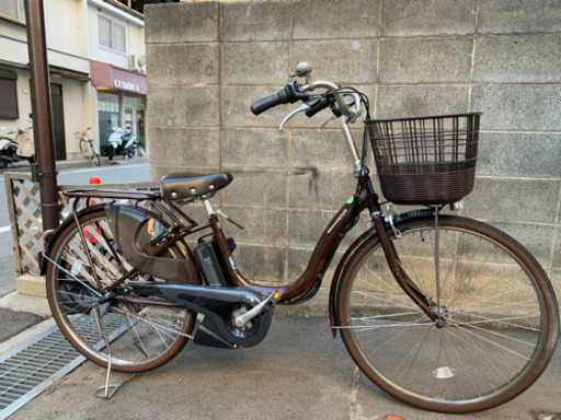 電動自転車★2017年モデル★ヤマハPAS Natura26インチ12.3Ah  濃茶色