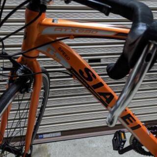 美品 ロードバイク クーフェイ 700C SHIMANO 製 14段変速機 ヘルメット 