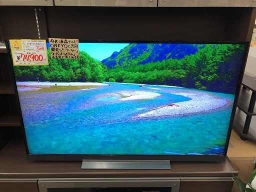 リサイクルマート大野城　ＴＯＳＨＩＢＡ　ＲＥＧＺＡ　　５５形４Ｋテレビ