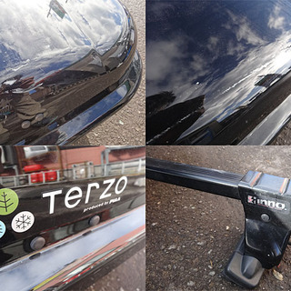 ☆INNO/TENZO☆ルーフボックス ルーフバー/取付金具付き 鍵/スペア有り