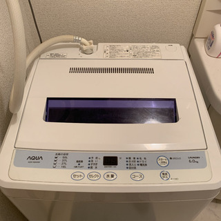洗濯機 AQW-S60A（W）