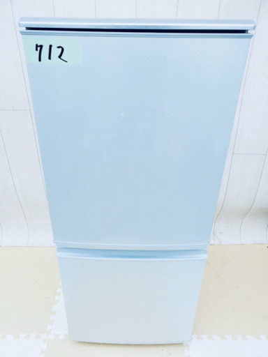 712番 SHARP✨ノンフロン冷凍冷蔵庫❄️SJ-14T-S‼️