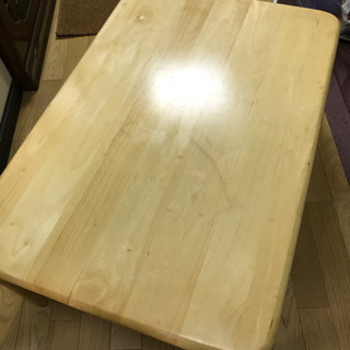 木目ローテーブル