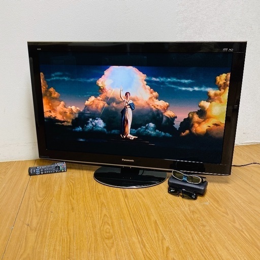 即日受渡可❣️Panasonicブルーレイ・HDD内蔵46型3Dテレビ28000円