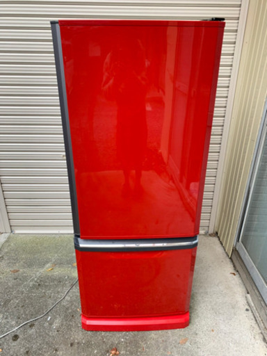 イタリアンレッド 三菱 MITSUBISHI ノンフロン冷凍冷蔵庫 MR-D30X-R 298Ｌ