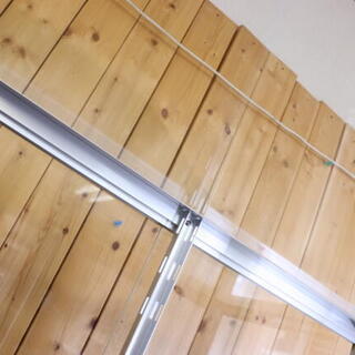 商談中・・・　 岐阜　直接引き取り限定　室内用温室　850×440×1500　４面　ガラス　ショーケース　引き戸　棚