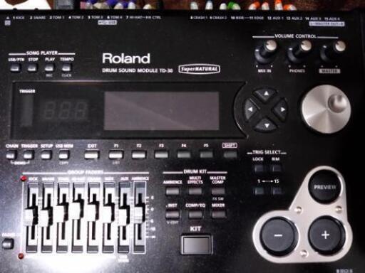 電子ドラム（ローランドTD-30K-S)売ります！