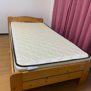 受け渡し相手見つかりました。無印良品セミダブルベッド ニトリ 