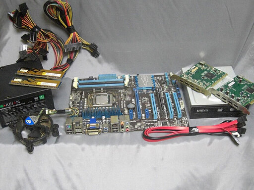 即納&大特価】 自作パソコン用パーツ マザーボード等一式 PCパーツ