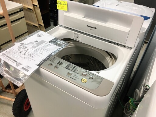 パナソニック6.0K洗濯機2016年製　分解クリーニング済み！！