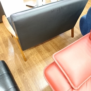 2人掛け合皮ソファー 【トレファク 川越店】