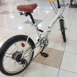 駅近】折りたたみ自転車 変速付 M-208【トレファク南柏】