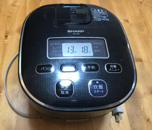 炊飯器　3合炊き　Sharp KS-C5F