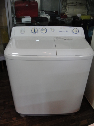 2012年製　ハイアール　二槽式洗濯機　JW-W55E　5.5㎏　2槽式　ステンレス脱水槽