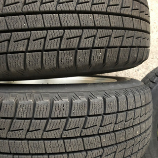 175/65r14 ブリヂストン スタッドレス アルミ付 6JJ オフセット+38 値下げ