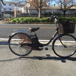 パナソニック電動自転車 ビビDX 26インチ チョコブラウン BE-ELD636