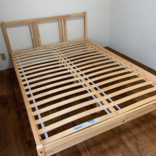 IKEA すのこベッド（ダブル）フレームのみ
