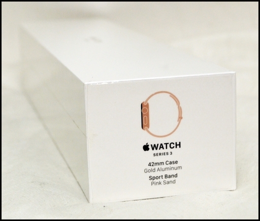 未開封 Apple Watch Series 3 GPSモデル 42mm アップルウォッチ MQL22J/A A1859 ゴールド/ピンクサンドスポーツバンド