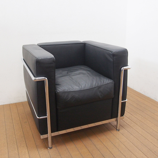 ル・コルビジェ/ Le Corbusier LC2 grand comfort 1Pソファ リプロダクト品 (ED07)