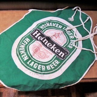 【お値下げしました】エプロン Heineken ハイネケン グリ...