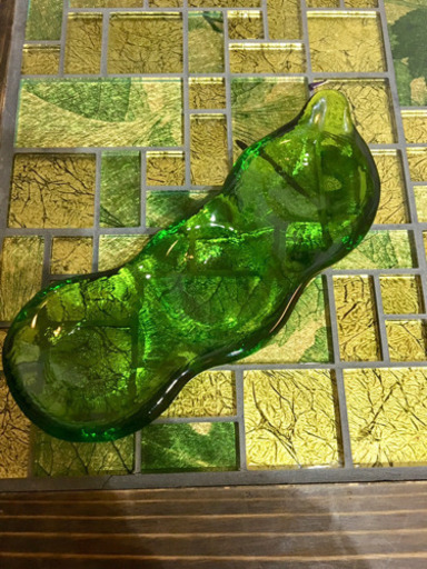 あげます さや豆の形のガラス皿 Kathy 足立の食器 プレート の中古あげます 譲ります ジモティーで不用品の処分