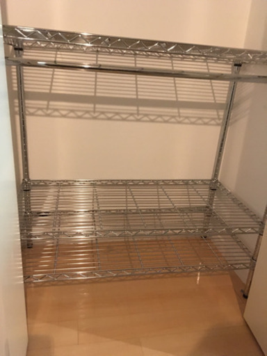 値下げ メタルラック ハンガーラック 洋服収納 クローゼット 収納ラック スチールラック 1 2 引き取りに来れる方限定 12 14 Asu 池尻大橋の収納家具 スチールラック の中古あげます 譲ります ジモティーで不用品の処分