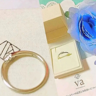 （美品）Vendome Aoyama  プラチナ ダイヤモンド リング♡7号