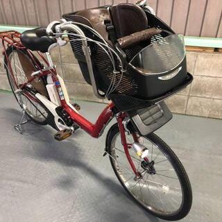 電動自転車 BS Angelino レッド 3人乗り対応　12★ 電動自転車 BS アンジェリーノ 3