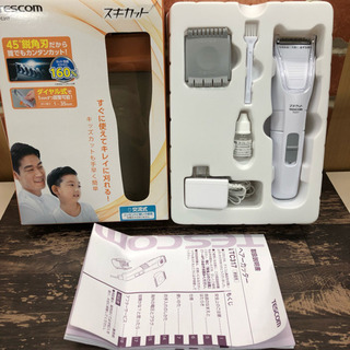 TESCOM スキカット ヘアーカッター TC317 取扱説明書付き 