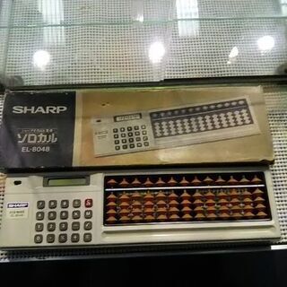 SHARP・そろばん電卓ソロカルデッドストック新品未使用レア物