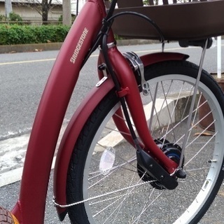 ブリヂストン電動自転車 フロンティアラクット 24インチ ルビーレッド FK4B40