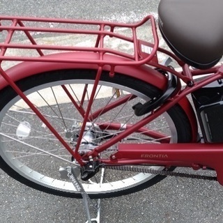 ブリヂストン電動自転車 フロンティアラクット 24インチ ルビーレッド FK4B40
