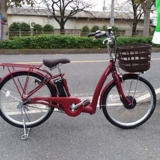 ブリヂストン電動自転車 フロンティアラクット 24インチ ルビーレッド FK4B40