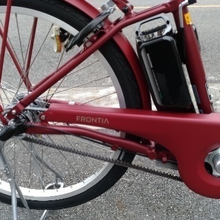 ブリヂストン電動自転車 フロンティアラクット 24インチ ルビーレッド FK4B40