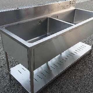 中古品 タニコウ二槽シンクお売りします。